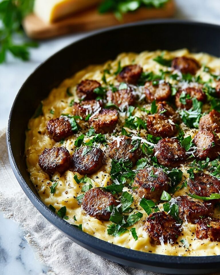 Creamy Chicken Sausage Orzo: A Delicious One-Pot Recipe for Easy Weeknight Dinners Recipe