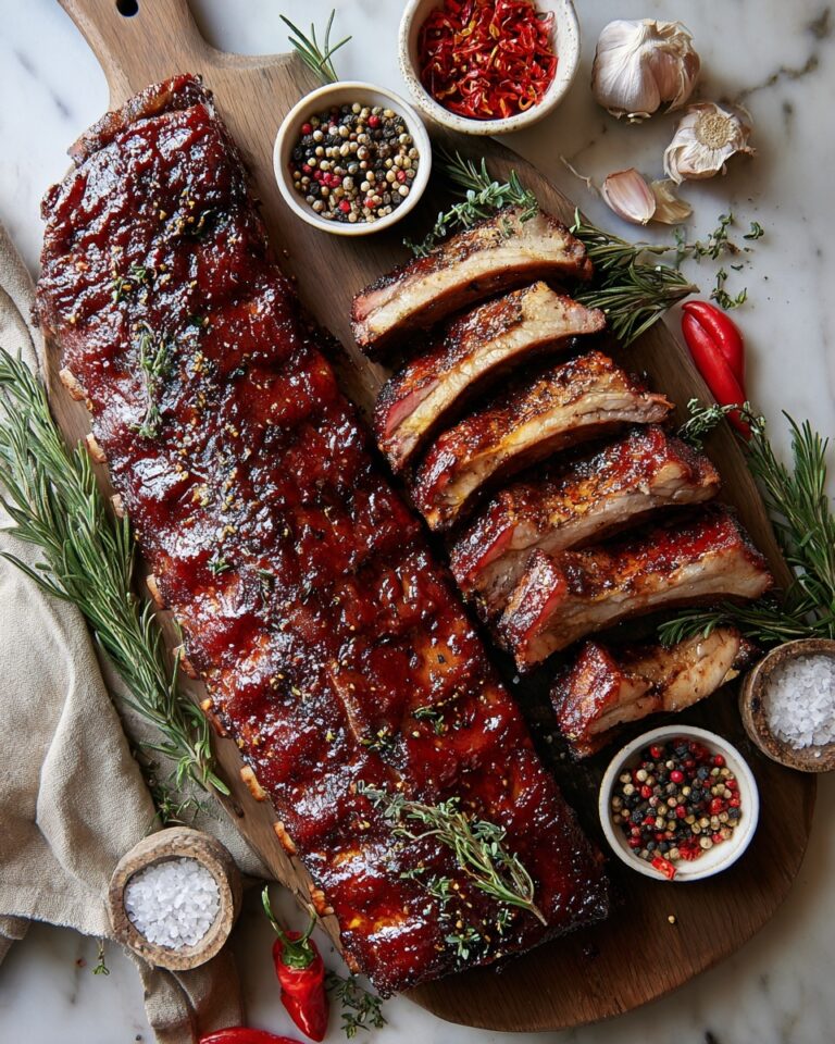 Juicy Oven-Baked Baby Back Ribs with Homemade BBQ Sauce Recipe