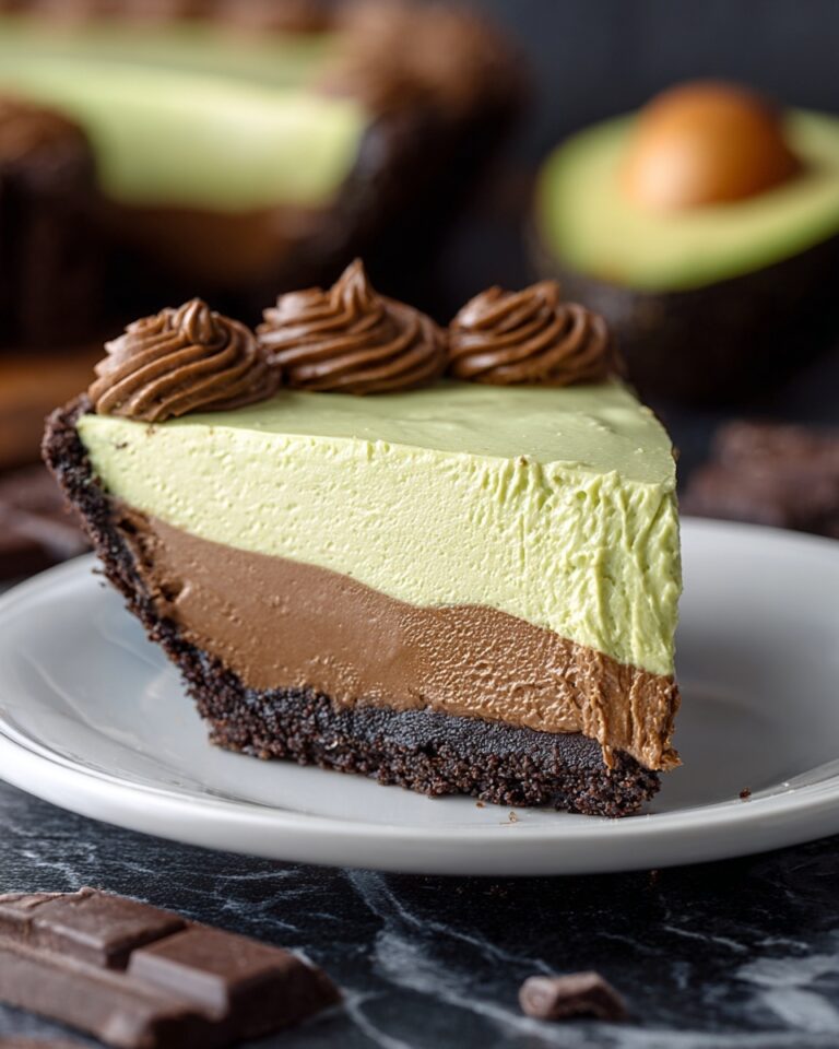 Chocolate Avocado Pie Recipe