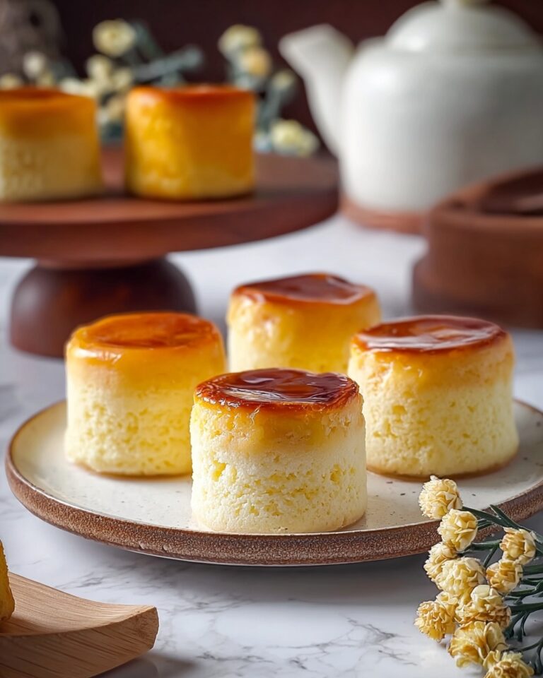 Mini Chinese Sponge Cakes with Nuts, Granola, and Fresh Berries Recipe