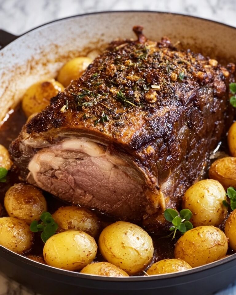 Mediterranean-Style Roasted Leg of Lamb Recipe