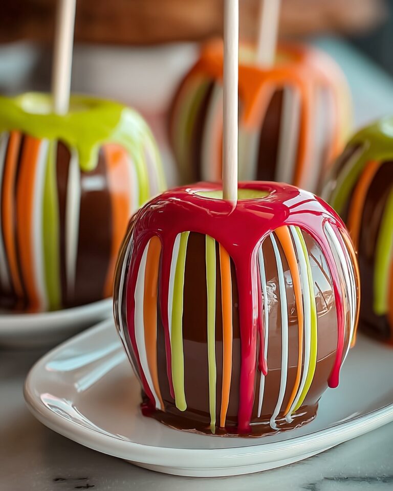 Striped Candy Apples Recipe