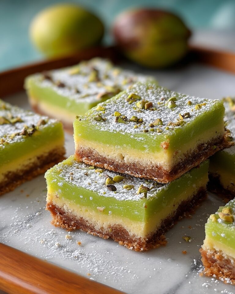 Pistachio Pudding Sugar Cookie Bars Recipe