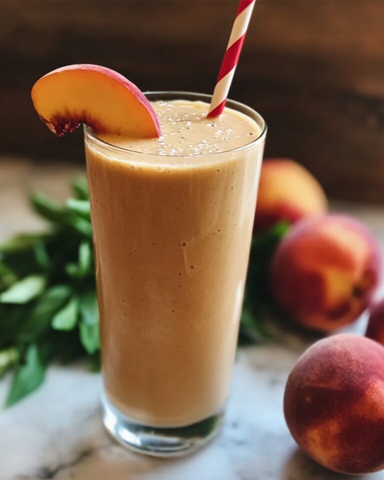 Vegan Peach Smoothie Recipe