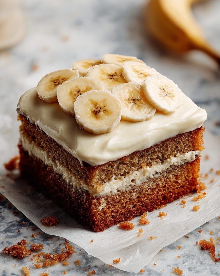Banana Cake with Cream Cheese Frosting Recipe
