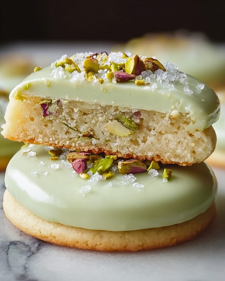 Pistachio Shortbread Cookies Recipe