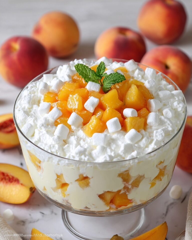 Peach Fluff Salad Recipe