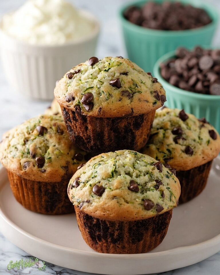 Chocolate Chip Zucchini Muffins Recipe