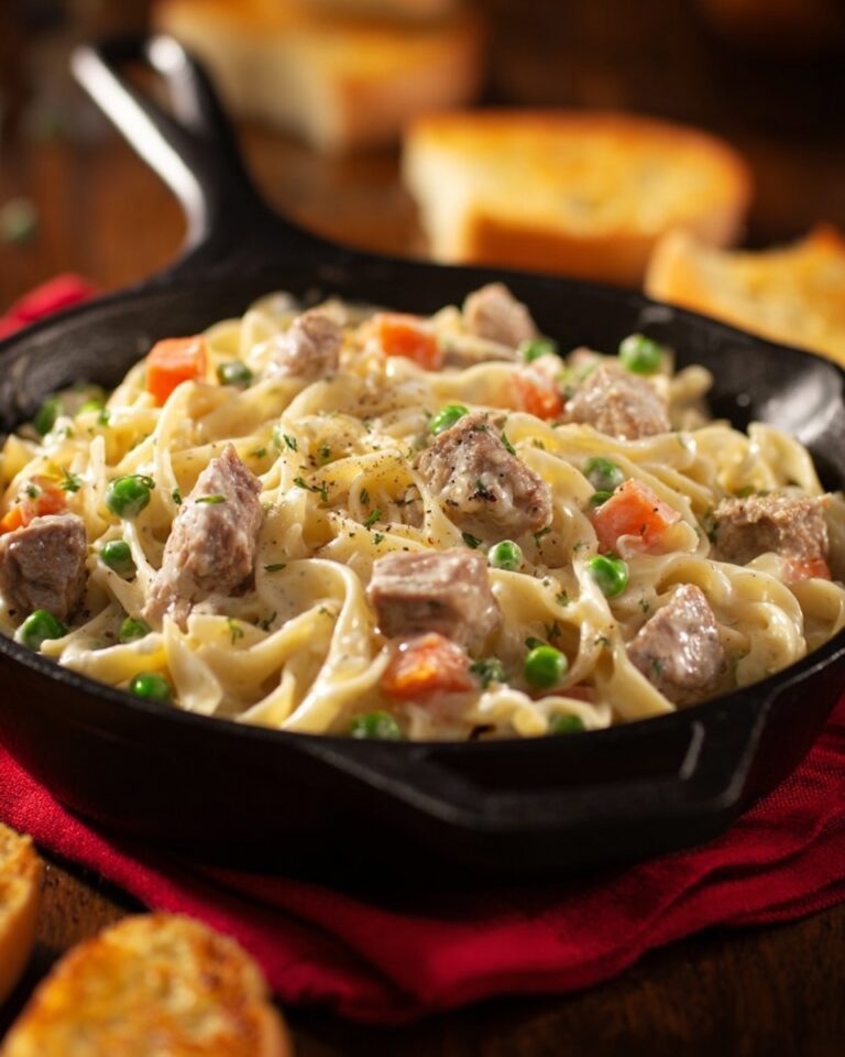 Tuna Helper with Peas and Carrots Recipe