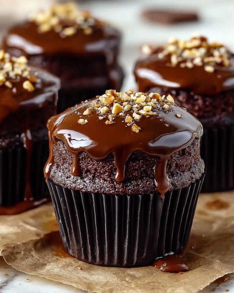 Sticky Toffee Cupcakes with Chocolate Topping Recipe