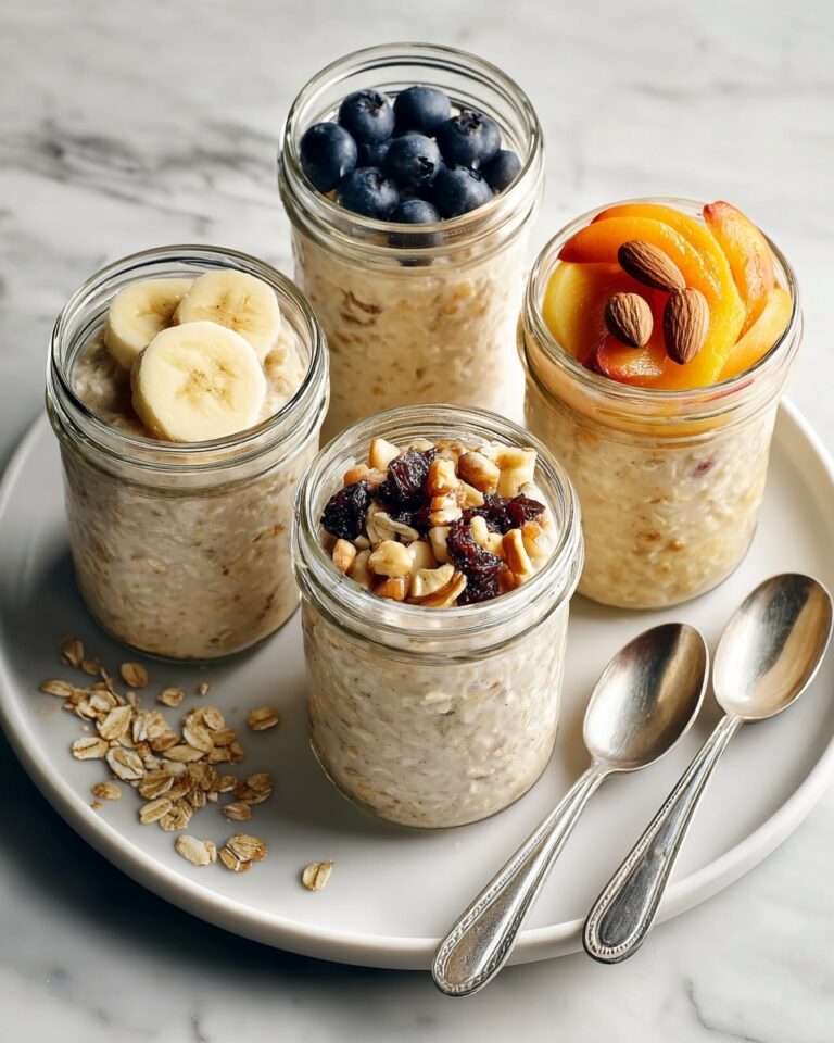 Overnight Blueberry Banana Overnight Oats Recipe