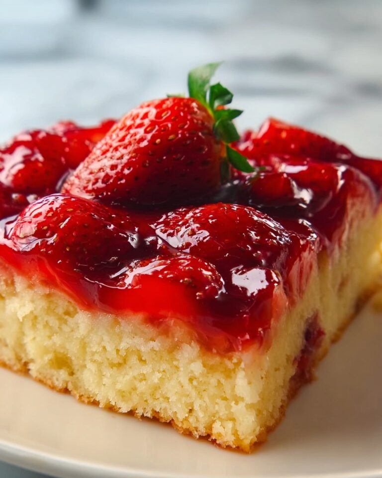 Fresh Strawberry Upside Down Cake Recipe