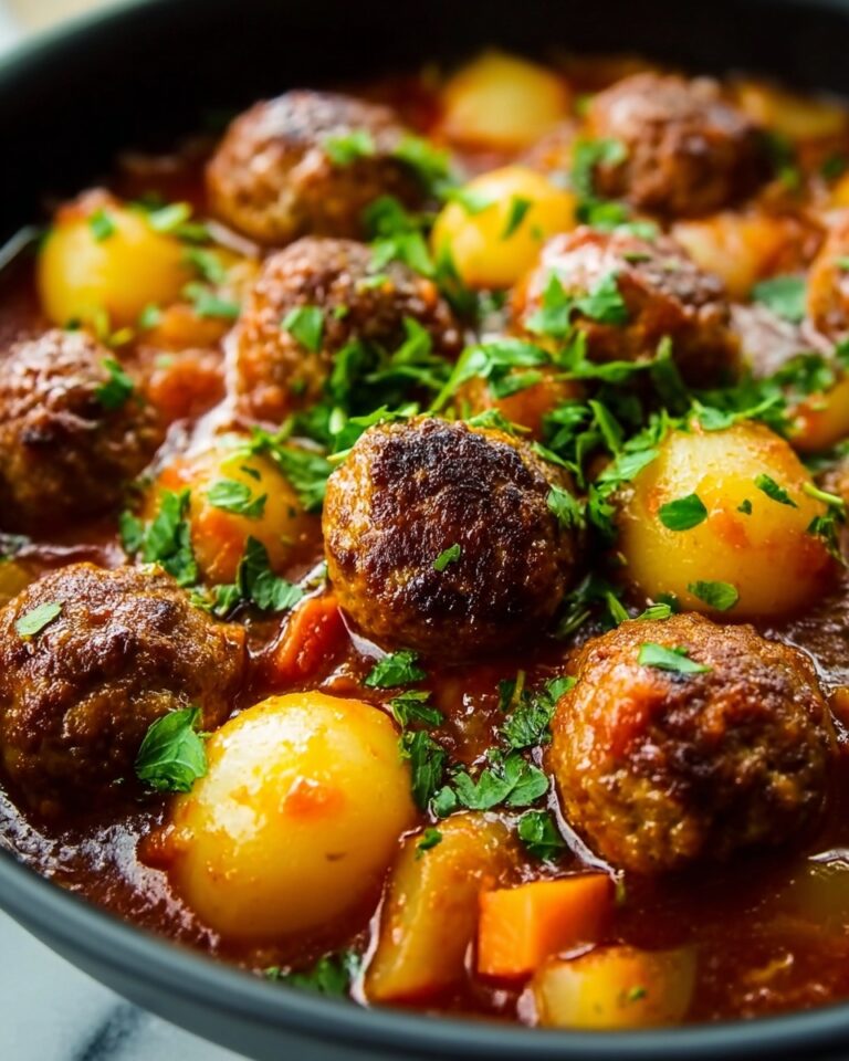 Frying Pan Meatball Hotpot Recipe