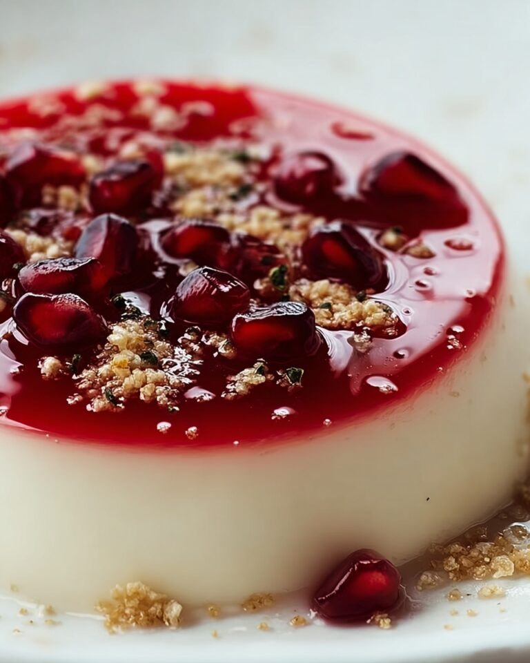 Greek Yogurt Cheesecake with Pomegranate Syrup Recipe