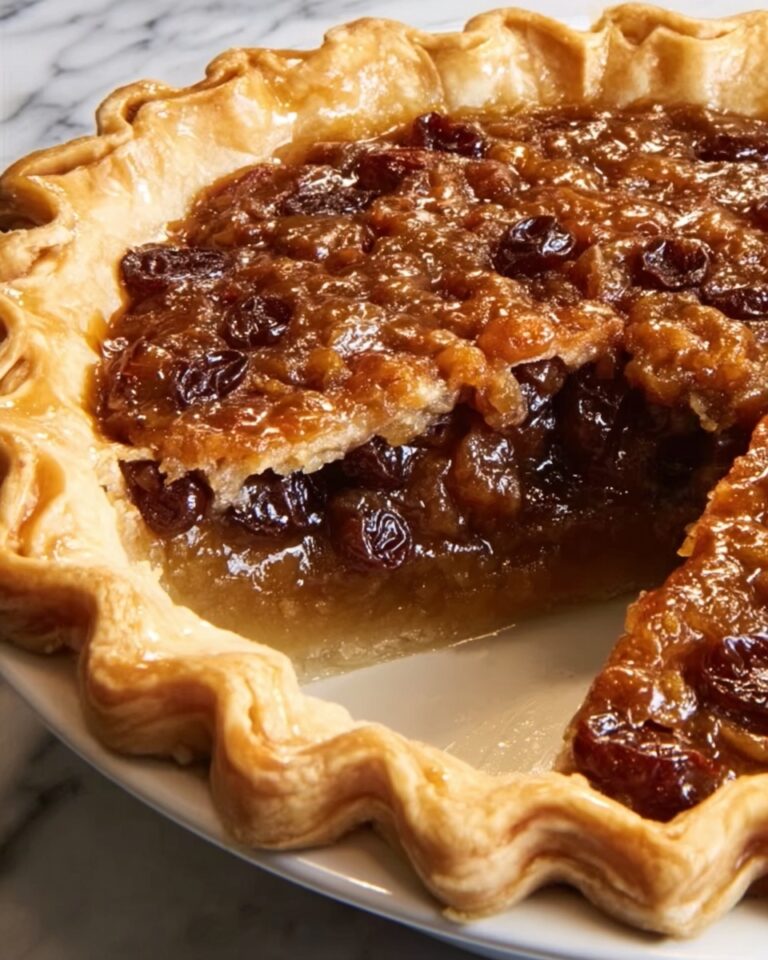 Grandma’s Old Fashioned Raisin Pie Recipe
