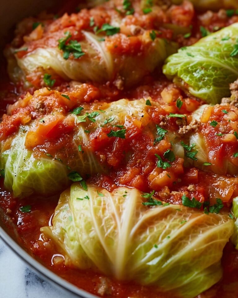 Mediterranean-Style Unstuffed Cabbage Rolls Recipe