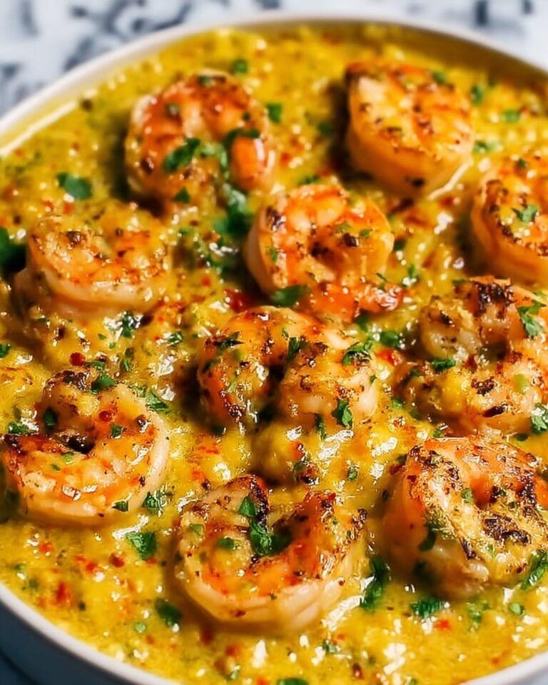 Sautéed Shrimp in Creamy Saffron Sauce Recipe