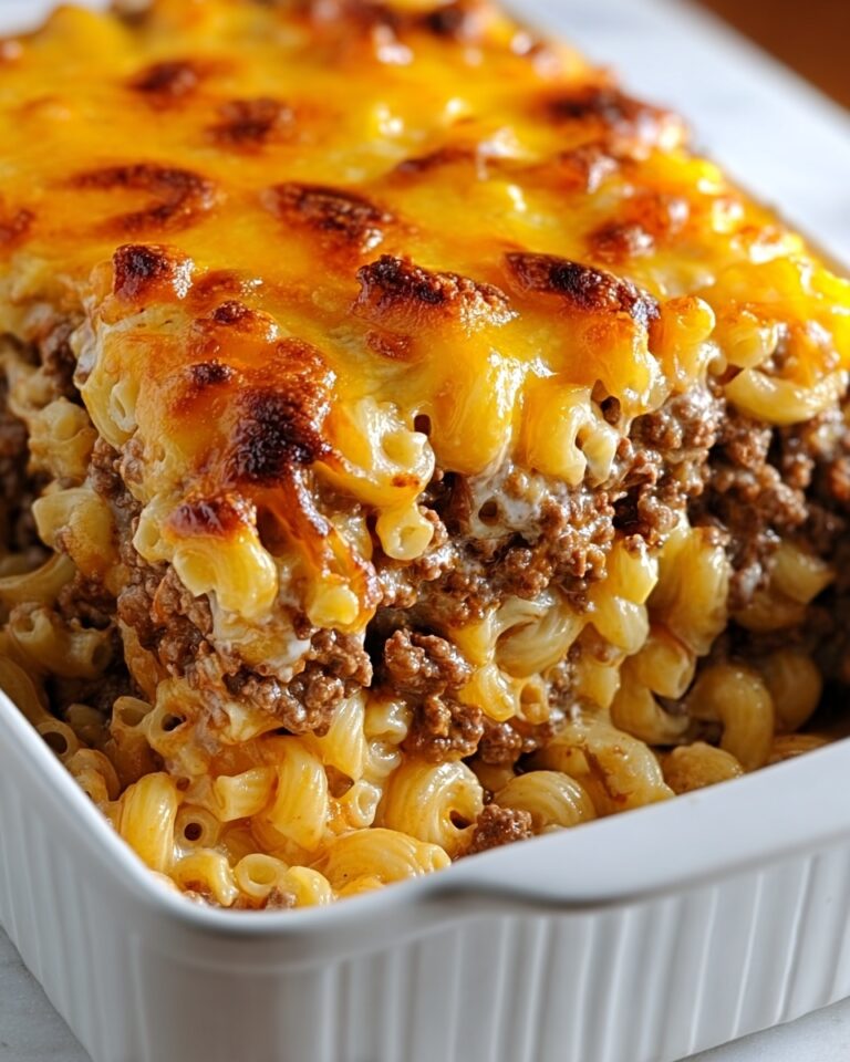Creamy Three-Cheese Baked Mac and Cheese Casserole Recipe