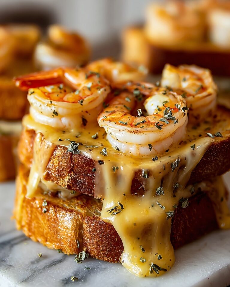Ultimate Shrimp and Cheese Toast with Garlic Bread Recipe