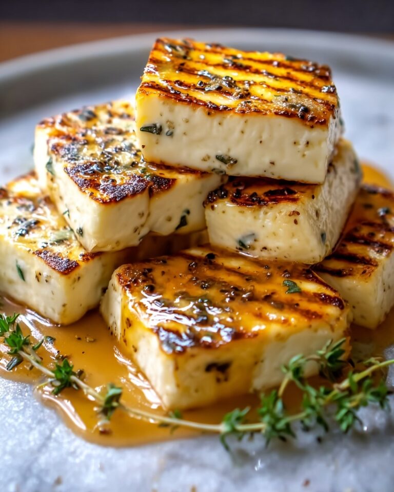 Crispy Pan-Fried Feta with Thyme and Pepper-Infused Honey Recipe