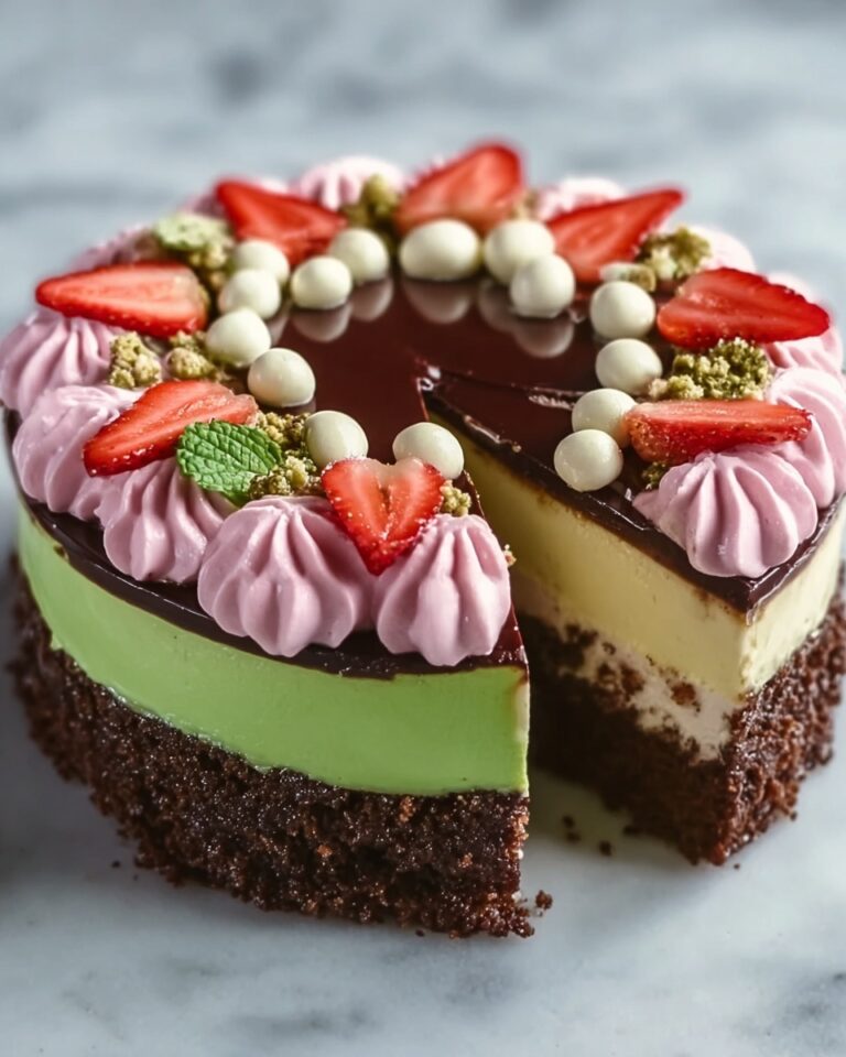 Chocolate Strawberry Mousse Cake Recipe