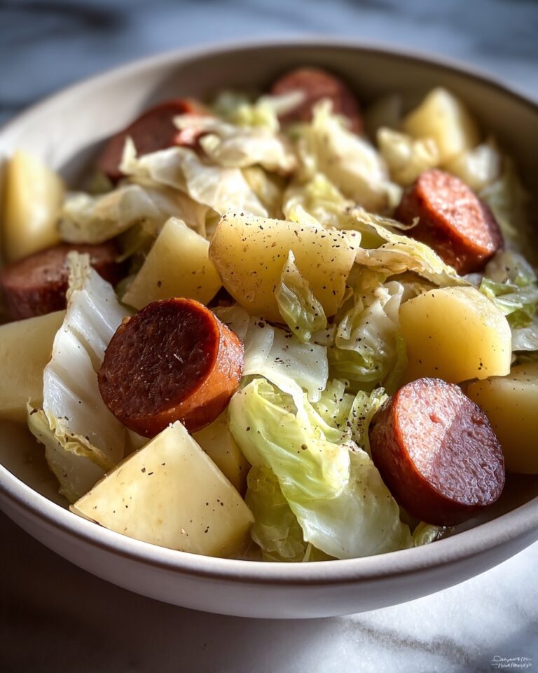 Delicious Slow Cooker Cabbage and Sausage Recipe