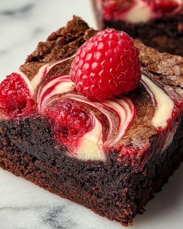 Raspberry Swirl Zucchini Brownies Recipe