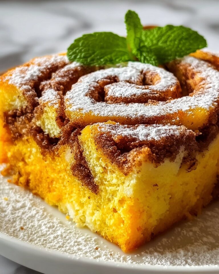 Sweet Potato Cinnamon Roll Cake Recipe