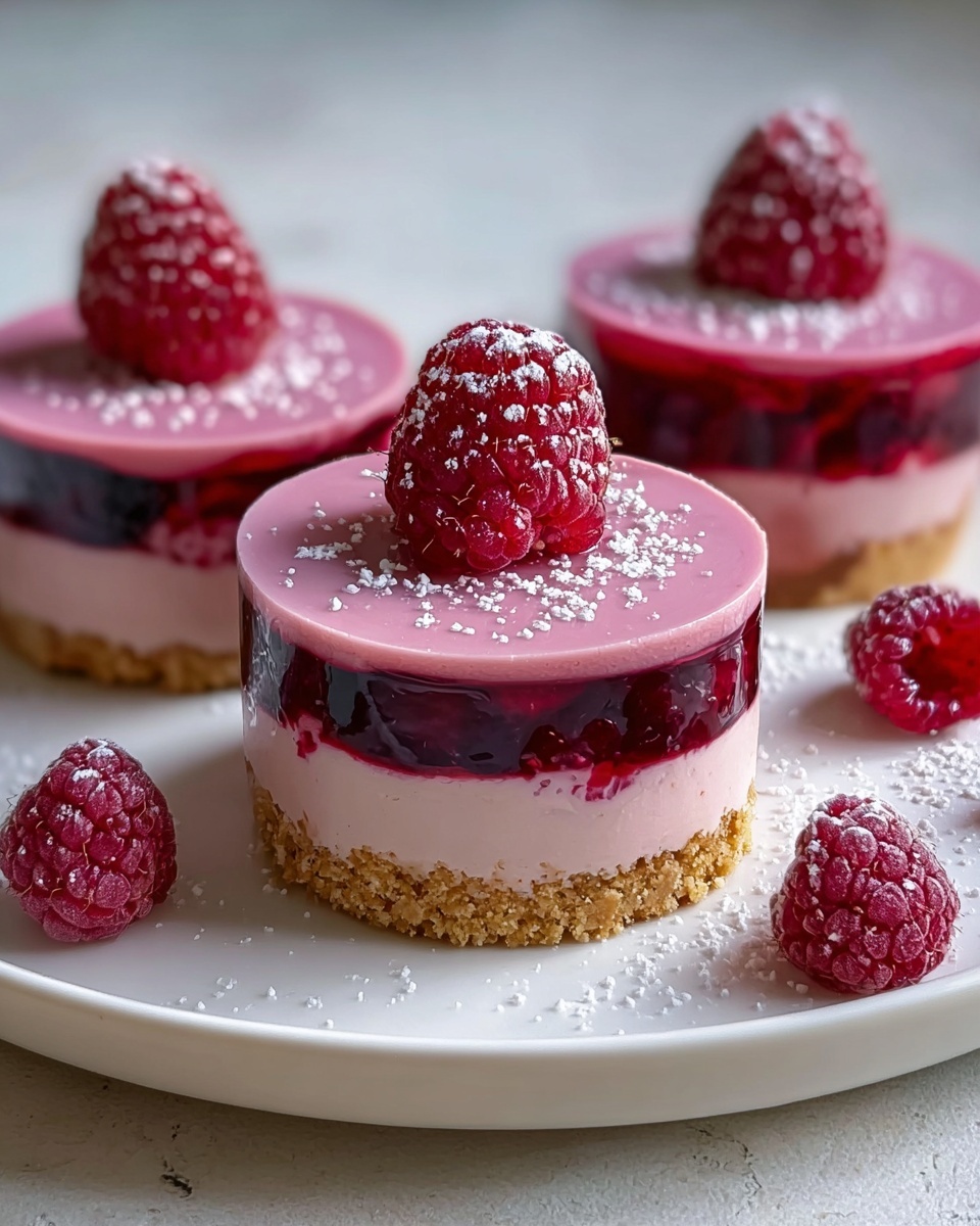 No-Bake Raspberry Cheesecake Cups: An Incredible 5-Minute Dessert Recipe - Recipe Image