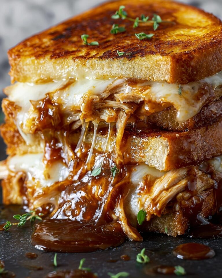 BBQ Chicken Grilled Cheese Recipe
