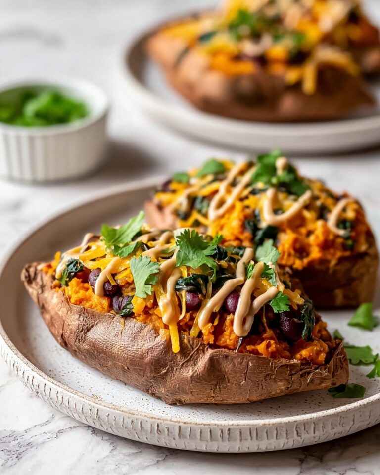 Stuffed Sweet Potatoes with Black Beans, Corn, and Avocado Recipe