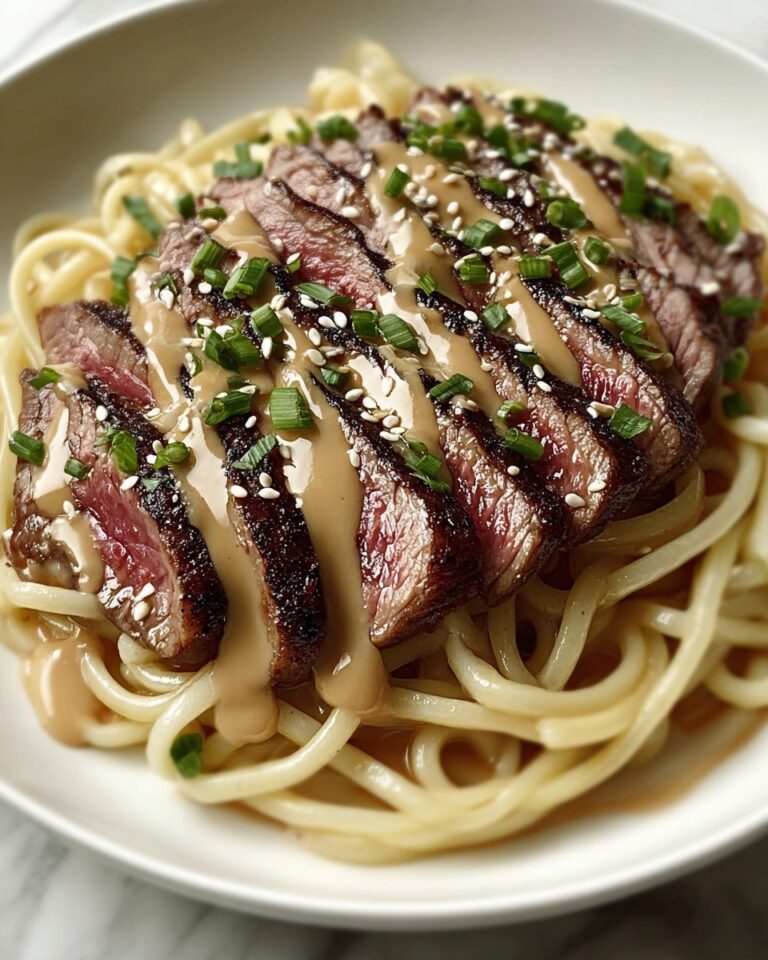 Garlic Butter Steak Lightning Noodles Recipe