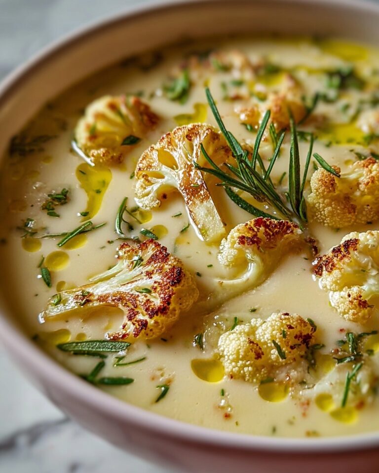 Mediterranean-Style Cauliflower Soup Recipe