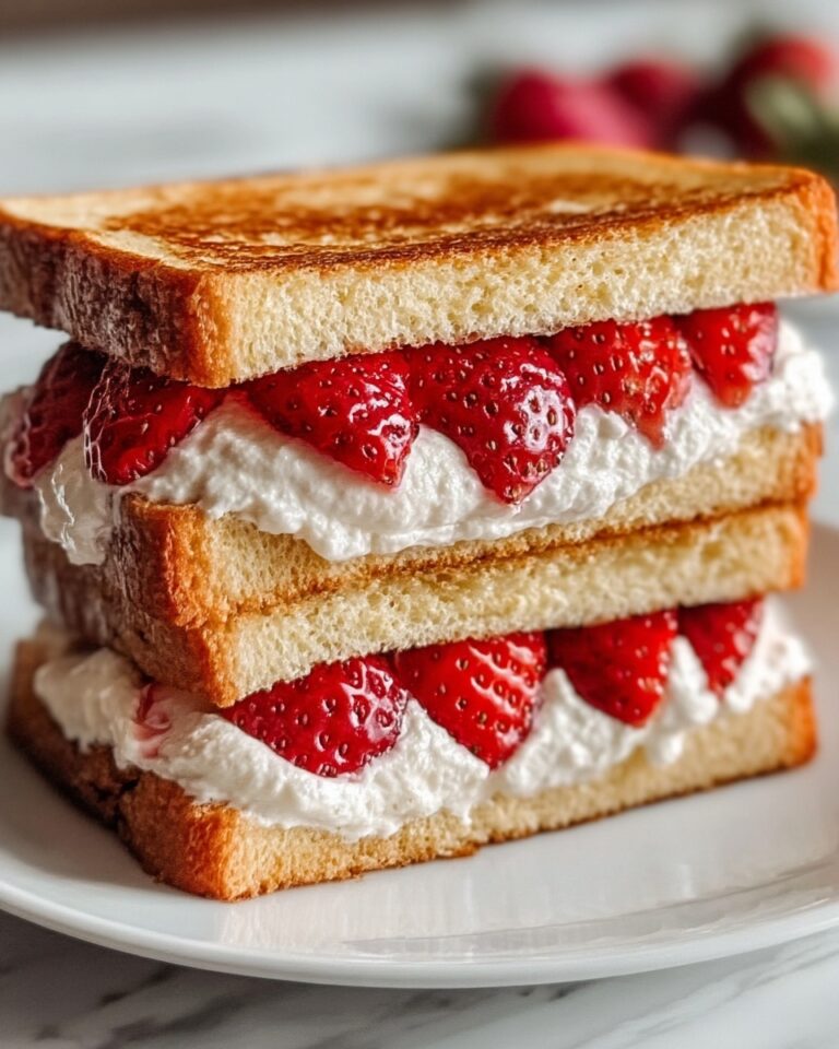 Fried Strawberry Cheesecake Sandwiches Recipe