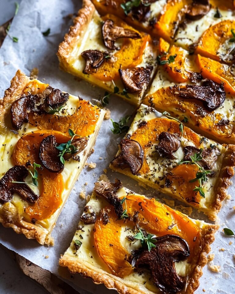 Butternut Squash & Mushroom Tart Recipe