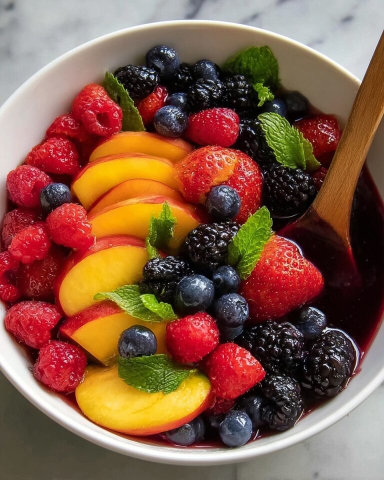Peach Berry Fruit Salad: A Refreshing Summer Recipe
