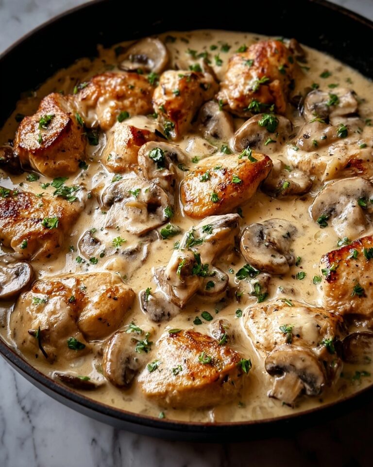 Epic Creamy Chicken & Mushroom Stroganoff Recipe
