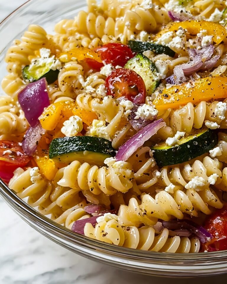 Feta & Roasted Veggie Pasta Recipe