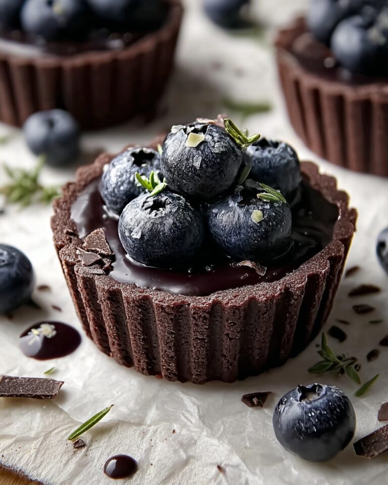 Dark Chocolate & Blueberry Frozen Yogurt Bites Recipe