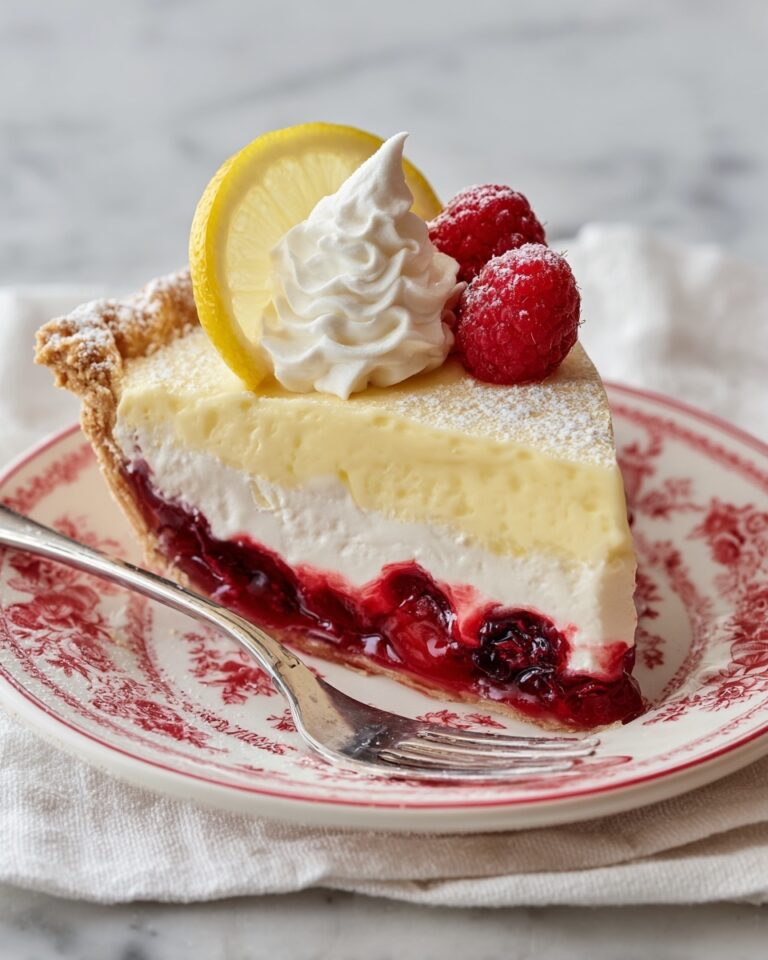 Lemon Raspberry Pie Recipe