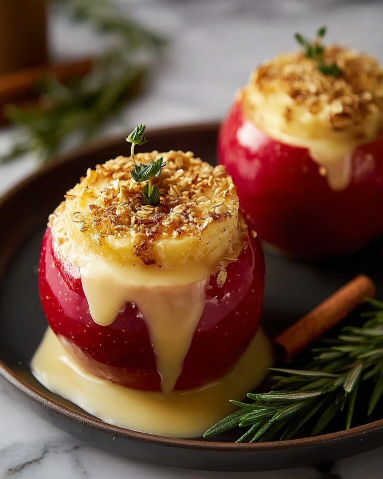Cinnamon Oatmeal Stuffed Apples Recipe
