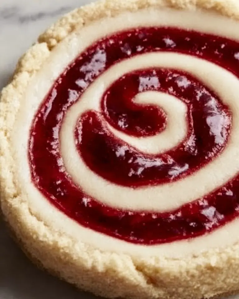 Raspberry Swirl Shortbread Cookies Recipe