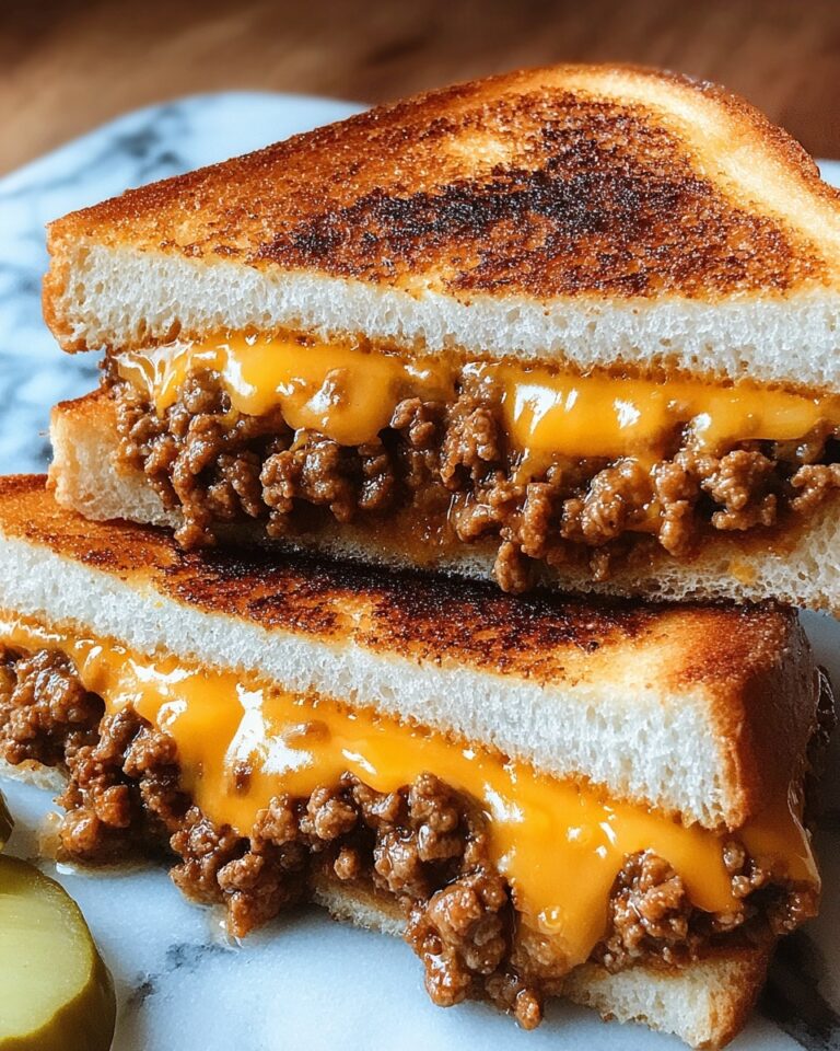 Grilled Cheese Sloppy Joes Recipe