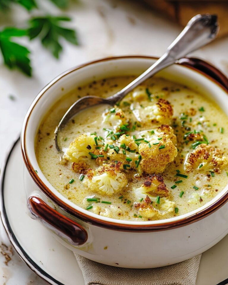 Roasted Cauliflower Soup Recipe