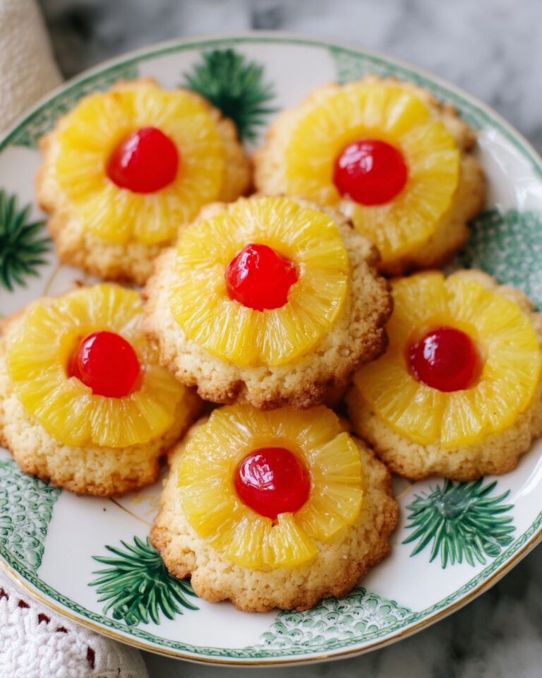 Christmas Pineapple Upside-Down Sugar Cookies Recipe