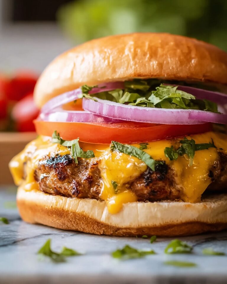 Chipotle Cheddar Chicken Burgers Recipe