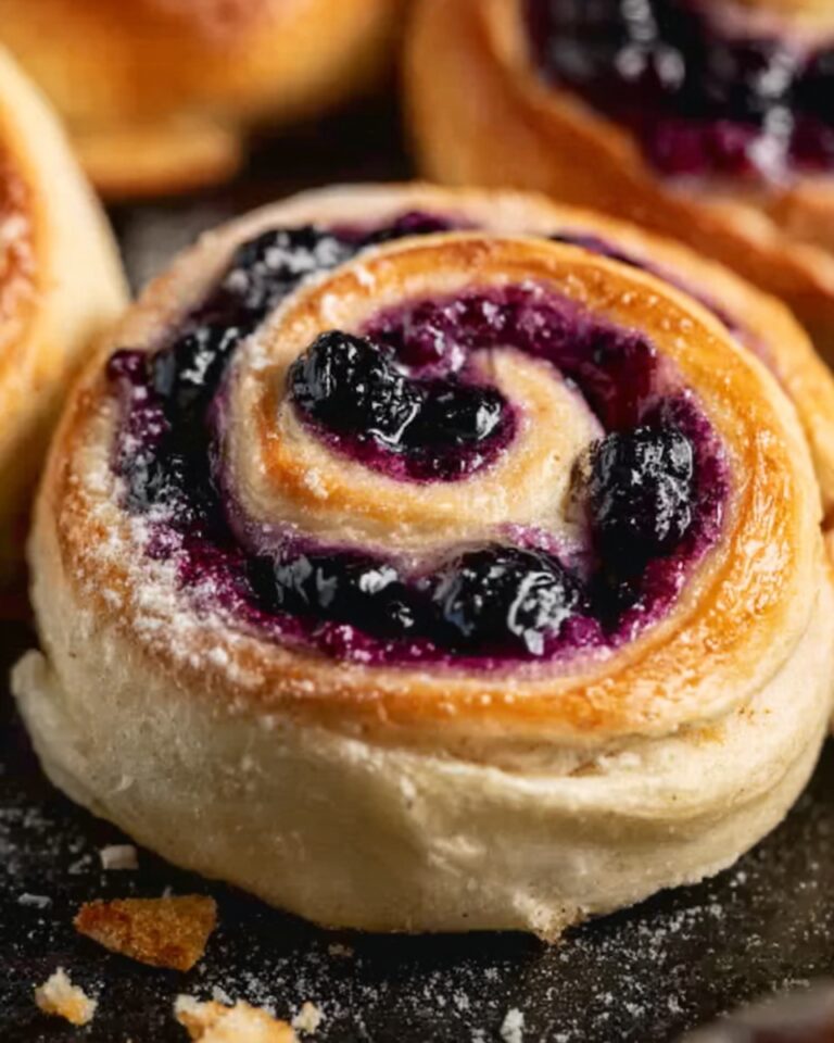 Blackberry Sweet Rolls with Cream Cheese Glaze Recipe