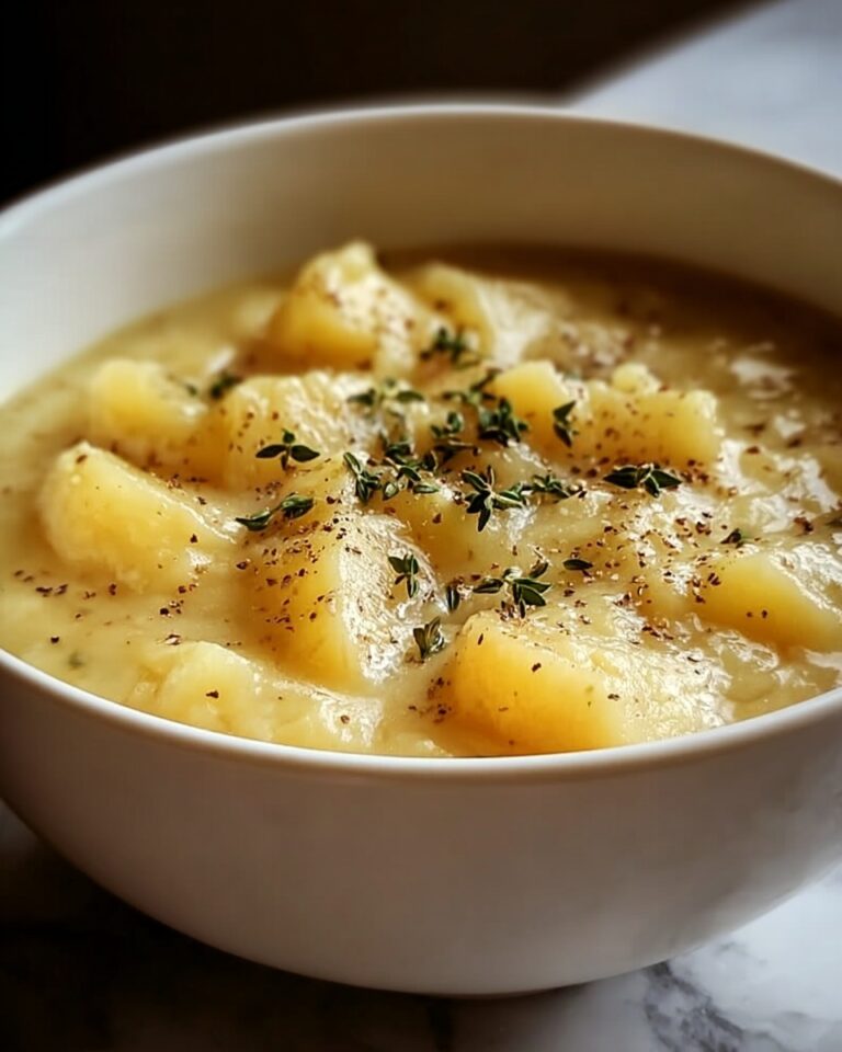 Cheddar Garlic Herb Potato Soup Recipe