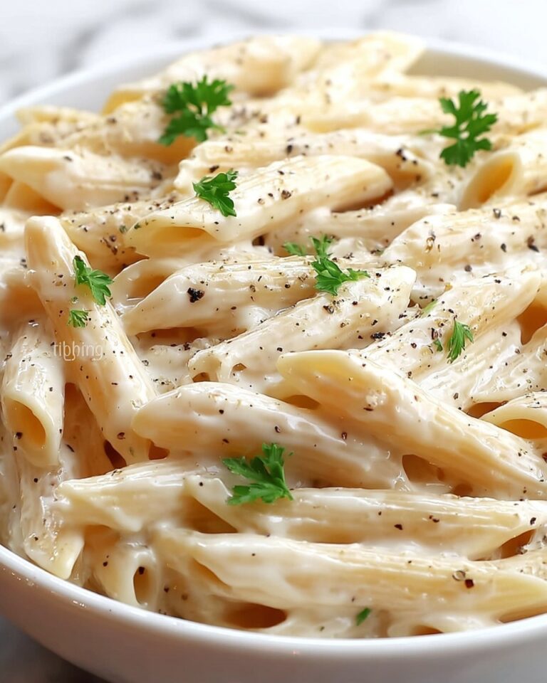 White Sauce Penne Pasta Recipe
