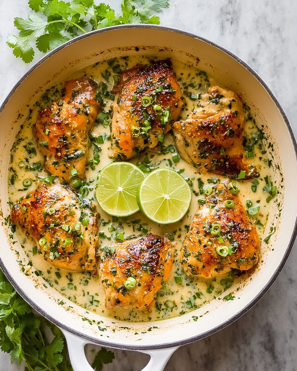 Creamy Coconut Lime Chicken Recipe - Recipe Image